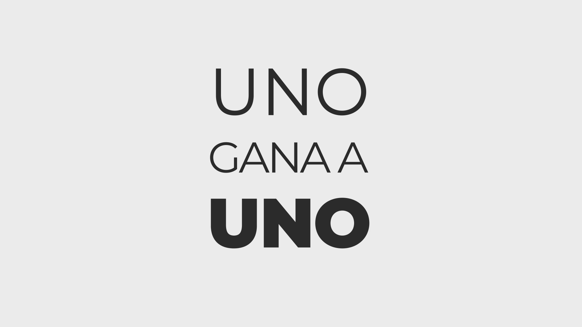 Uno Gana Uno